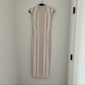 Misha Collection White Chiara Lace Midi Dress